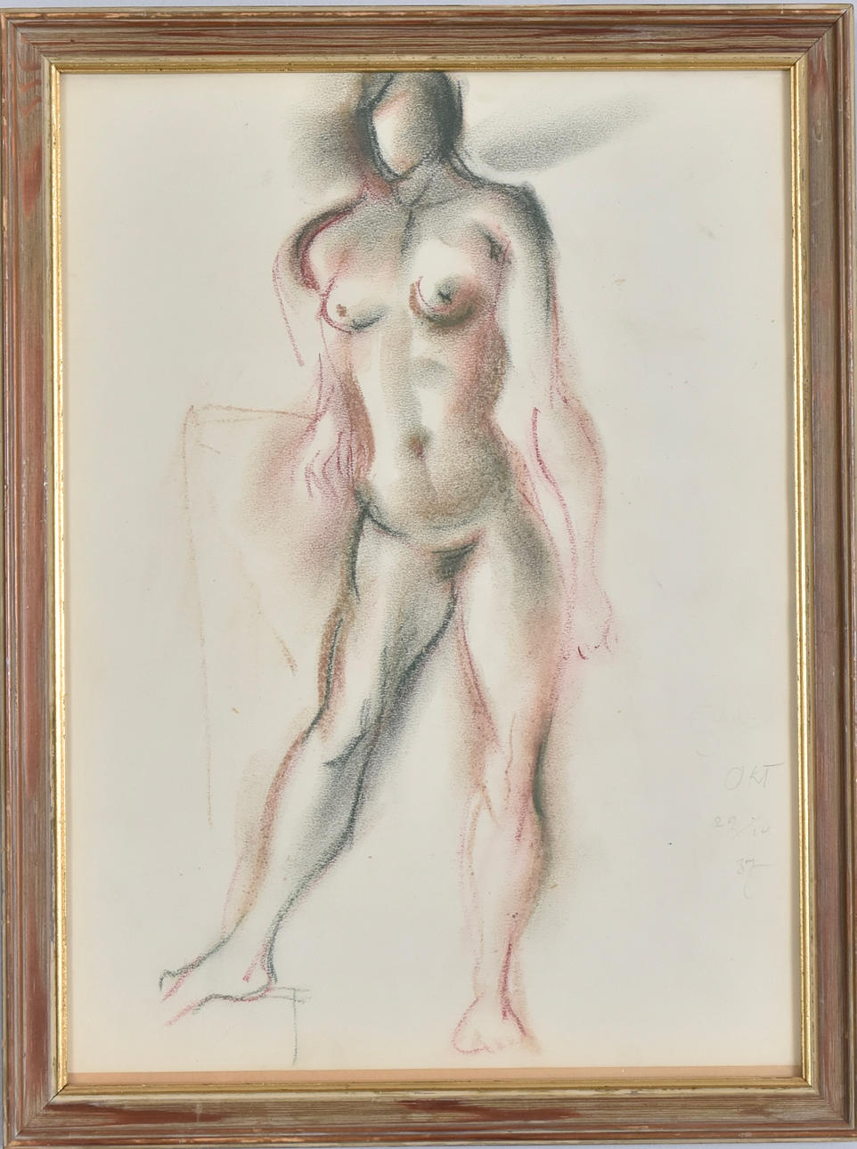 JULES SCHYL. Pastel.