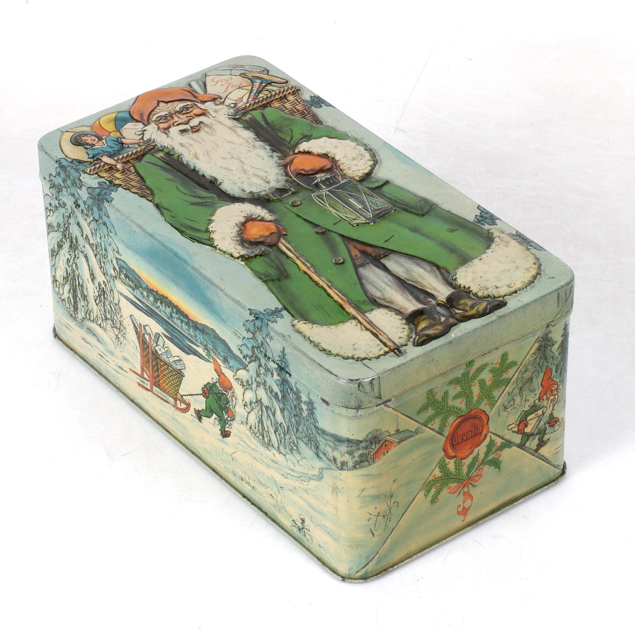 A LITHOGRAPHED TIN CAN, Gevalia Rosteriet, Gefle.