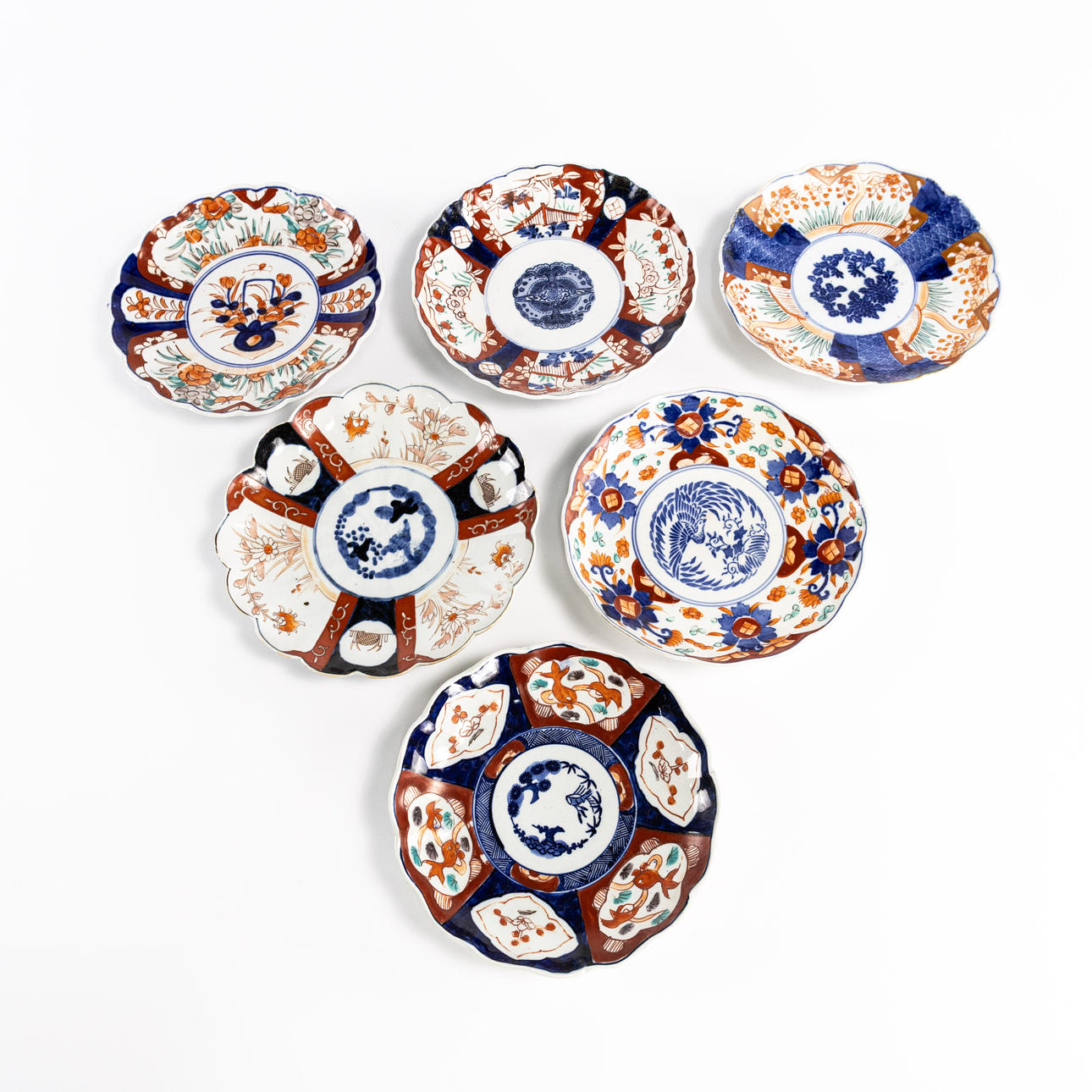 PLATES, 6 pcs, Imari, Japan.