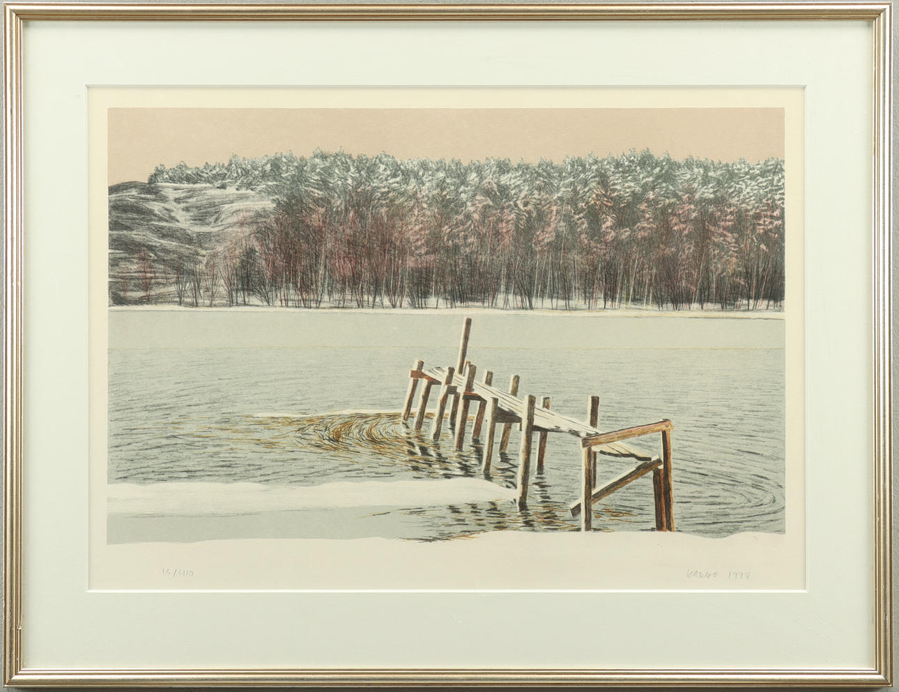 MARGARETHA HAKKO. Lithograph 15/410, signed 71978.