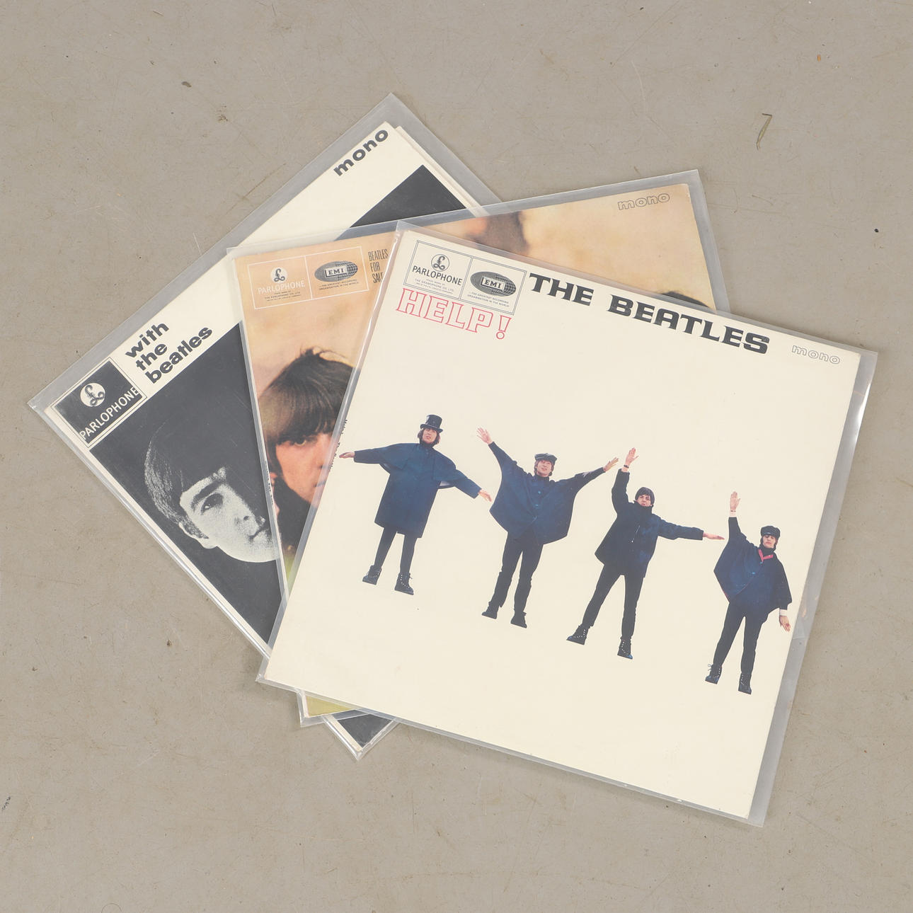 LPs, 3 pieces, The Beatles.