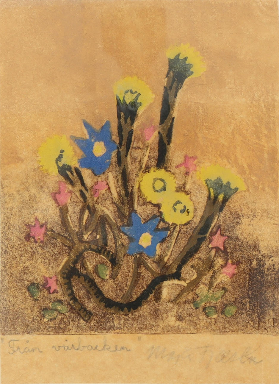 MAJA FJAESTAD. "Från vårbacken".