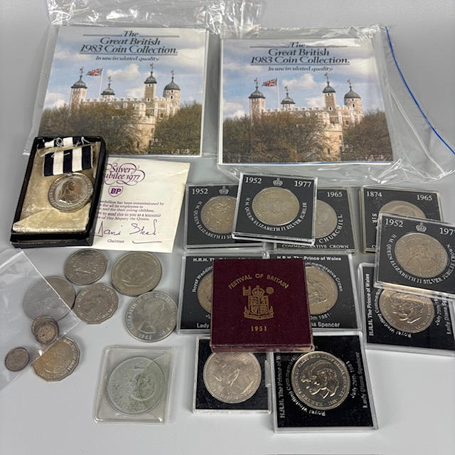 COMMEMERATIVE COINS AND MEDALS.