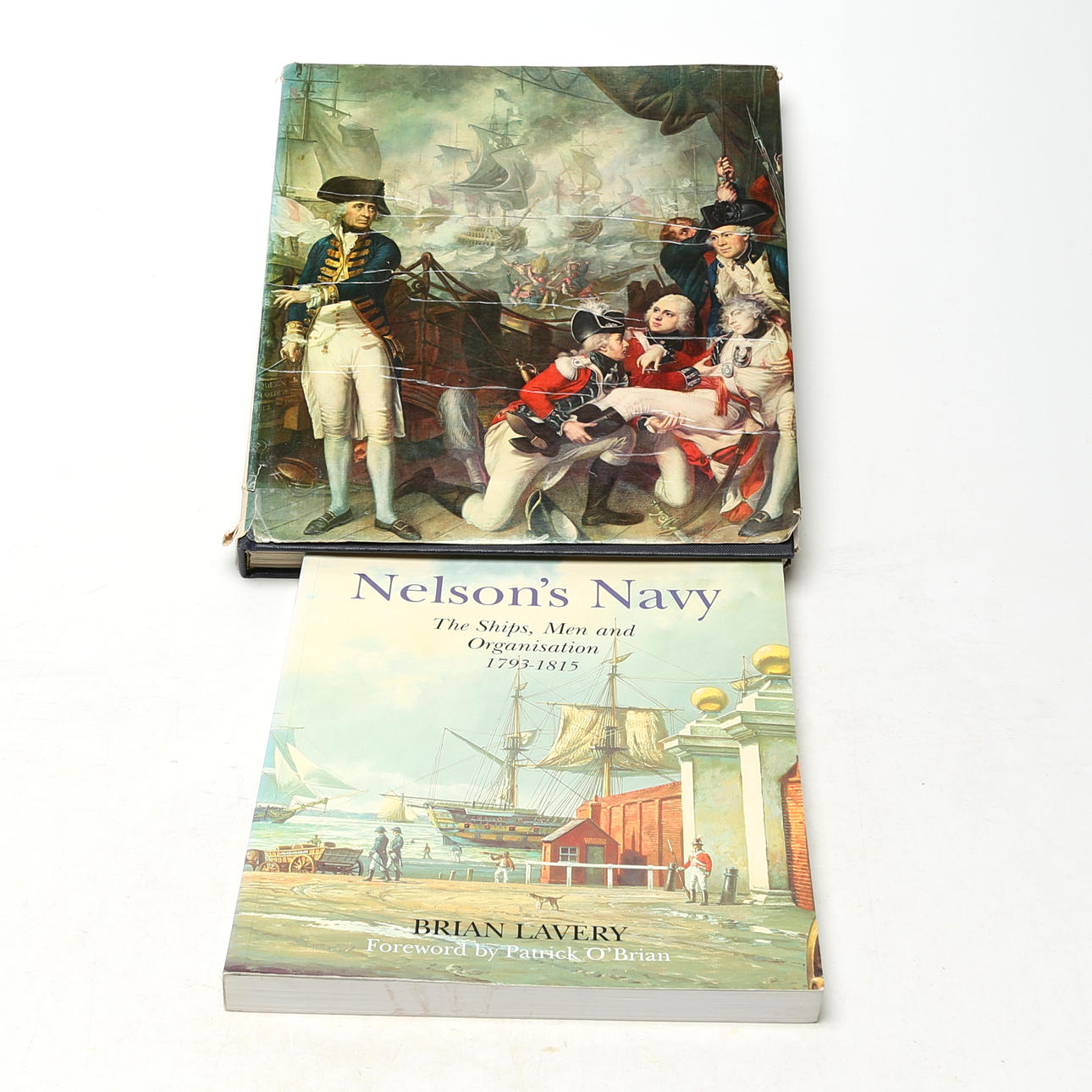 Two books, ship-related, English text.