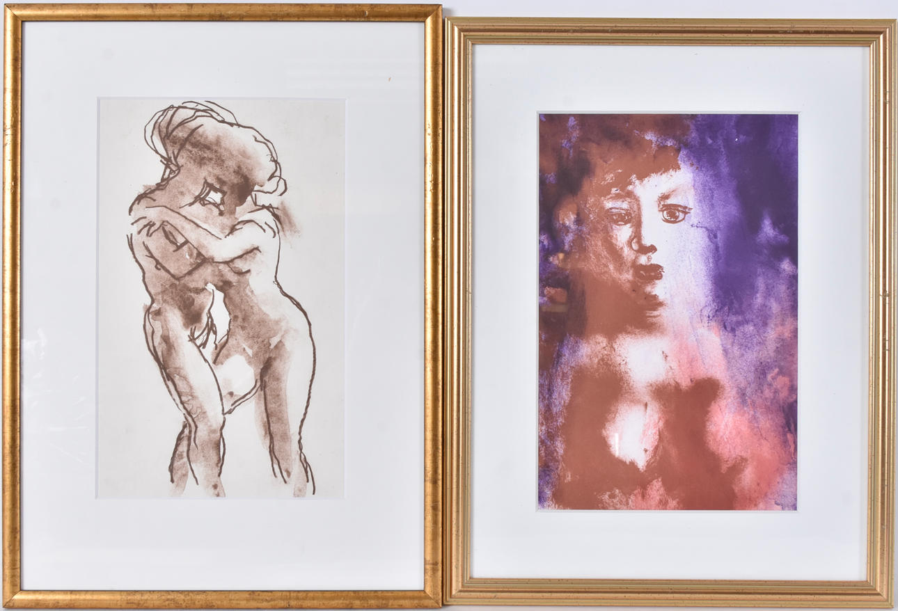 PETER DAHL. Lithographs, 2 pieces.