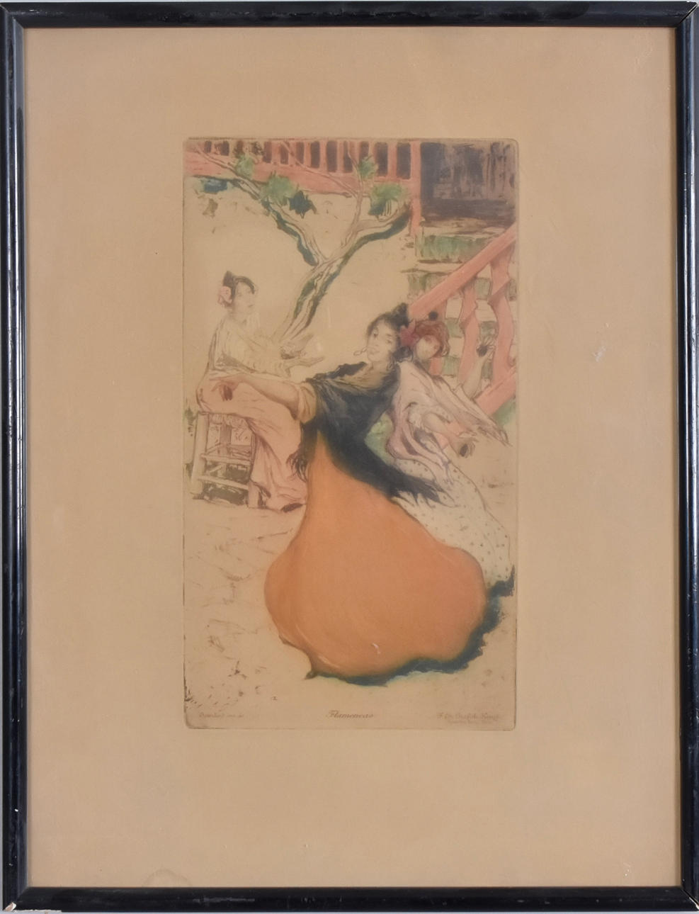 ALLAN ÖSTERLIND. Color etching.