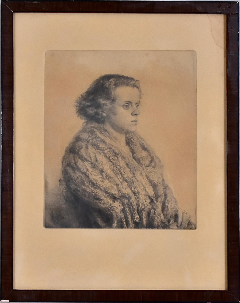 AXEL FRIDELL. Dry Needle Engraving.