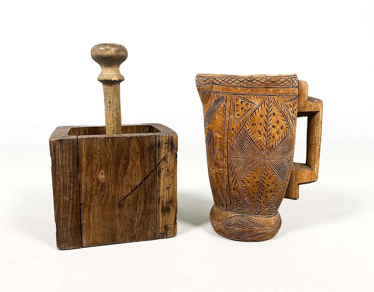 STÅNK & SMÖRFORM, allmoge, 1800-tal.