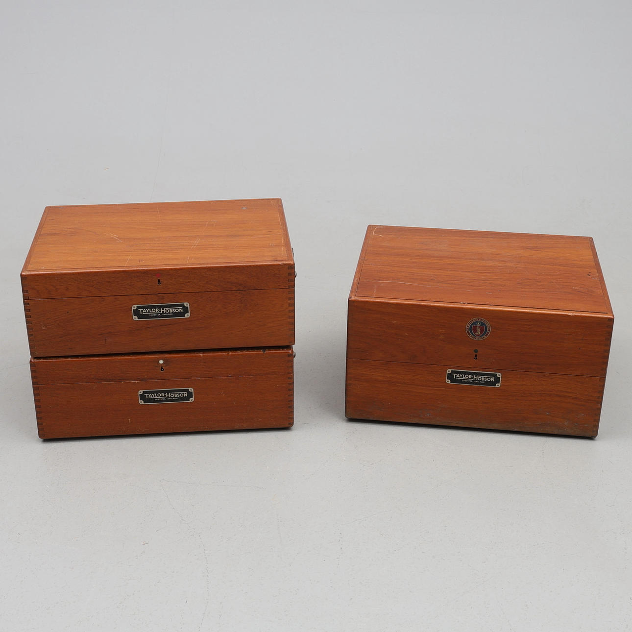 TAYLOR HOBSON, instrument, 3 boxes.