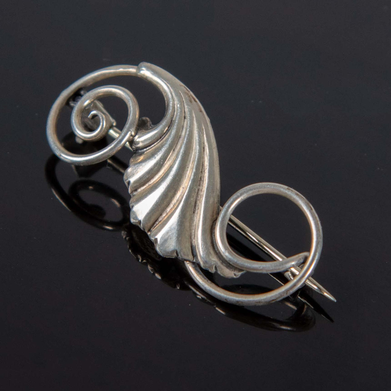 CHRISTIAN FOGH. Brosch, sterling silver, Danmark.