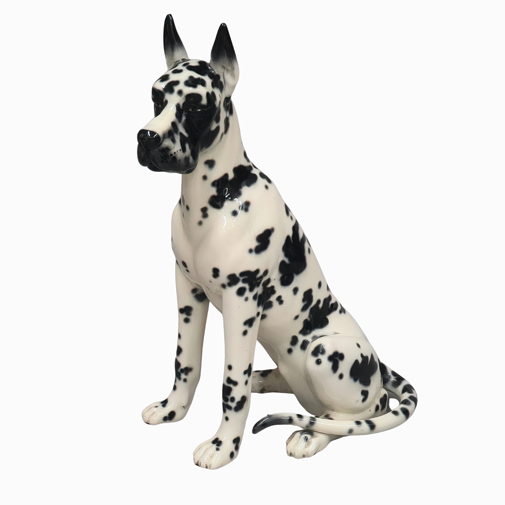 GREAT DANE IN PORCELAIN.