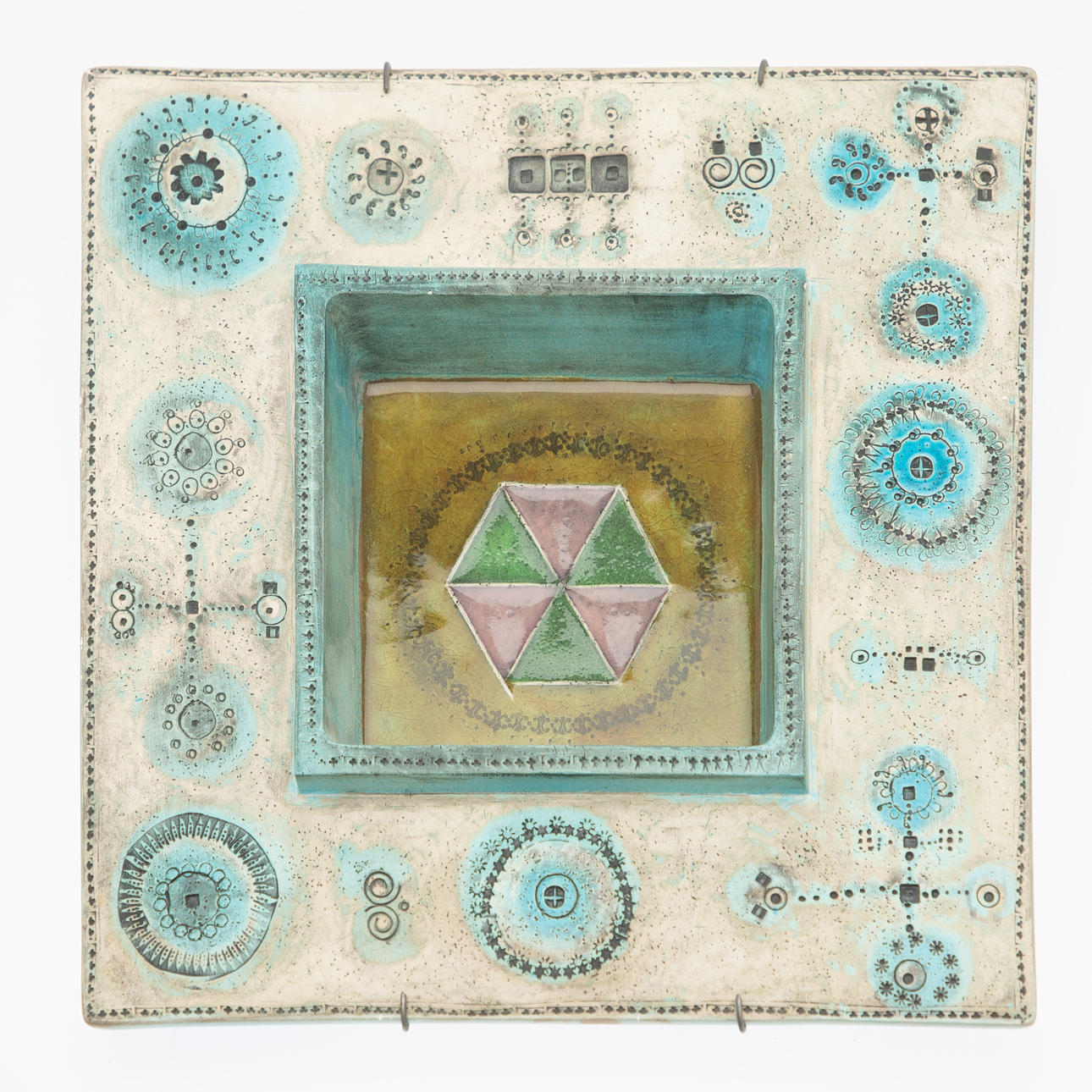 RUT BRYK. Ceramic wall relief, 1950s.