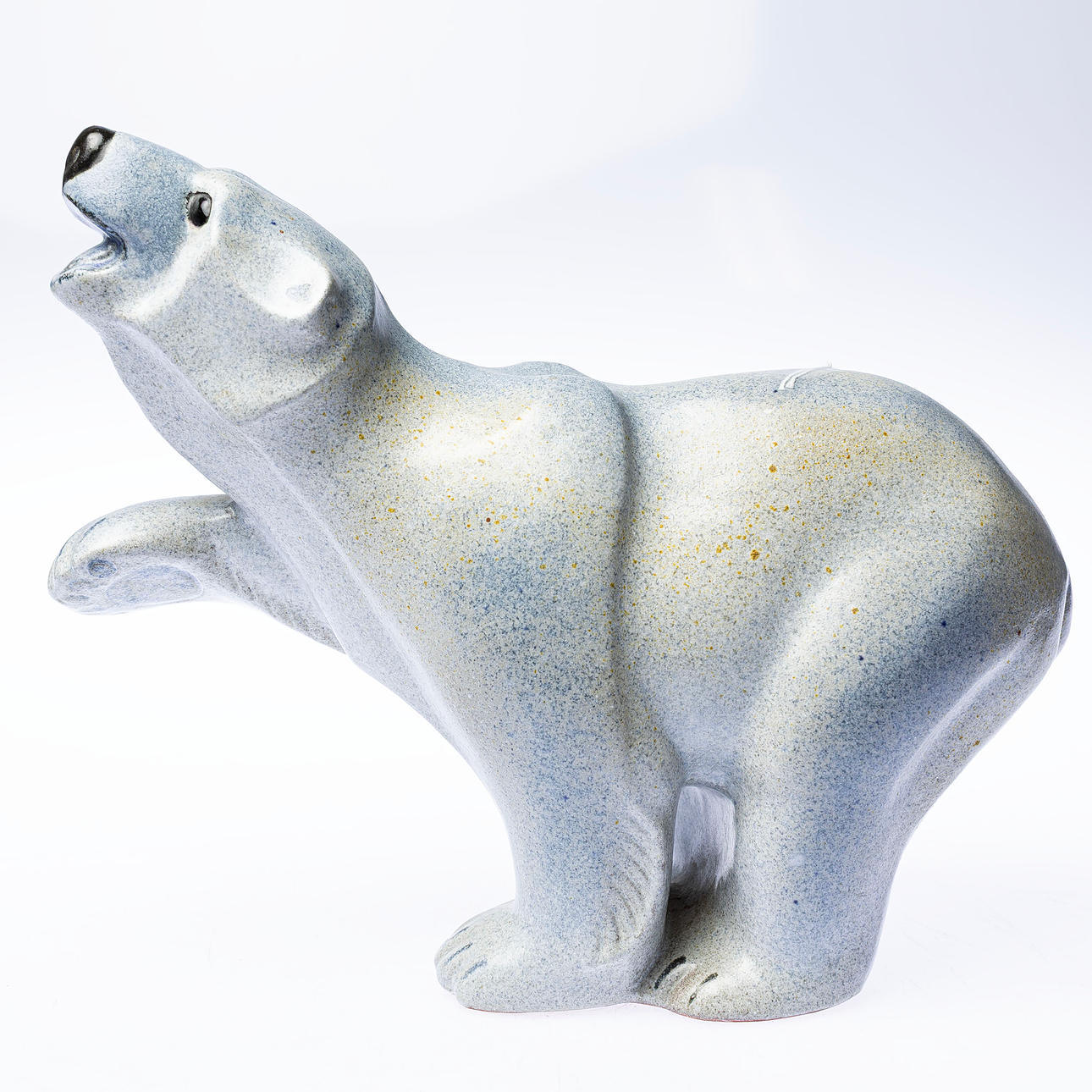 THOMAS HELLSTROM. A ceramic figurine, polar bear, Nittsjö.