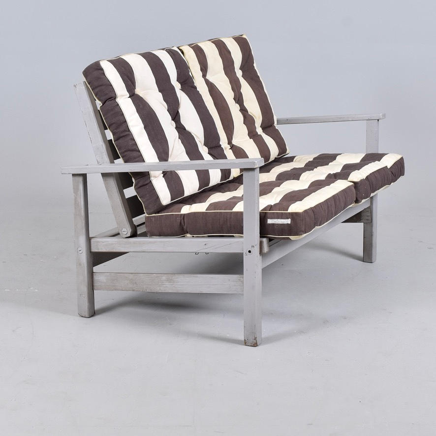 ELSA STACKELBERG. Sofa, 2-seater, Free Form, repainted.