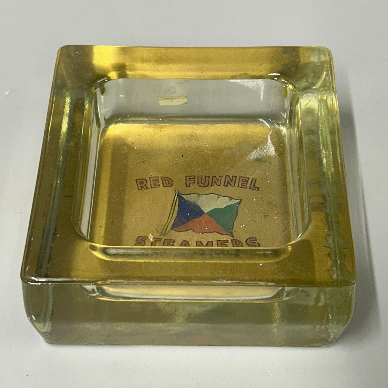 RED FUNNEL LINE STEAMERS ASHTRAY.