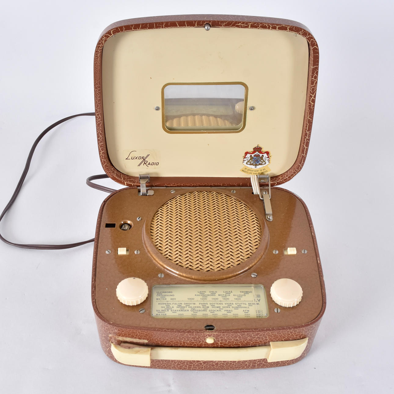 STRANDRADIO, Luxor, 1950 tal.