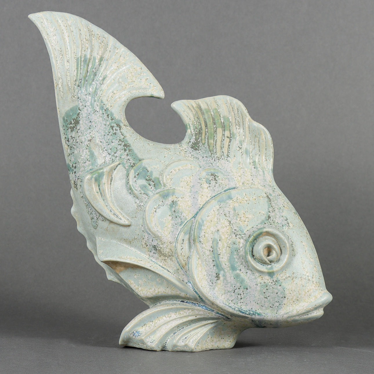 FISK ceramic, signed.