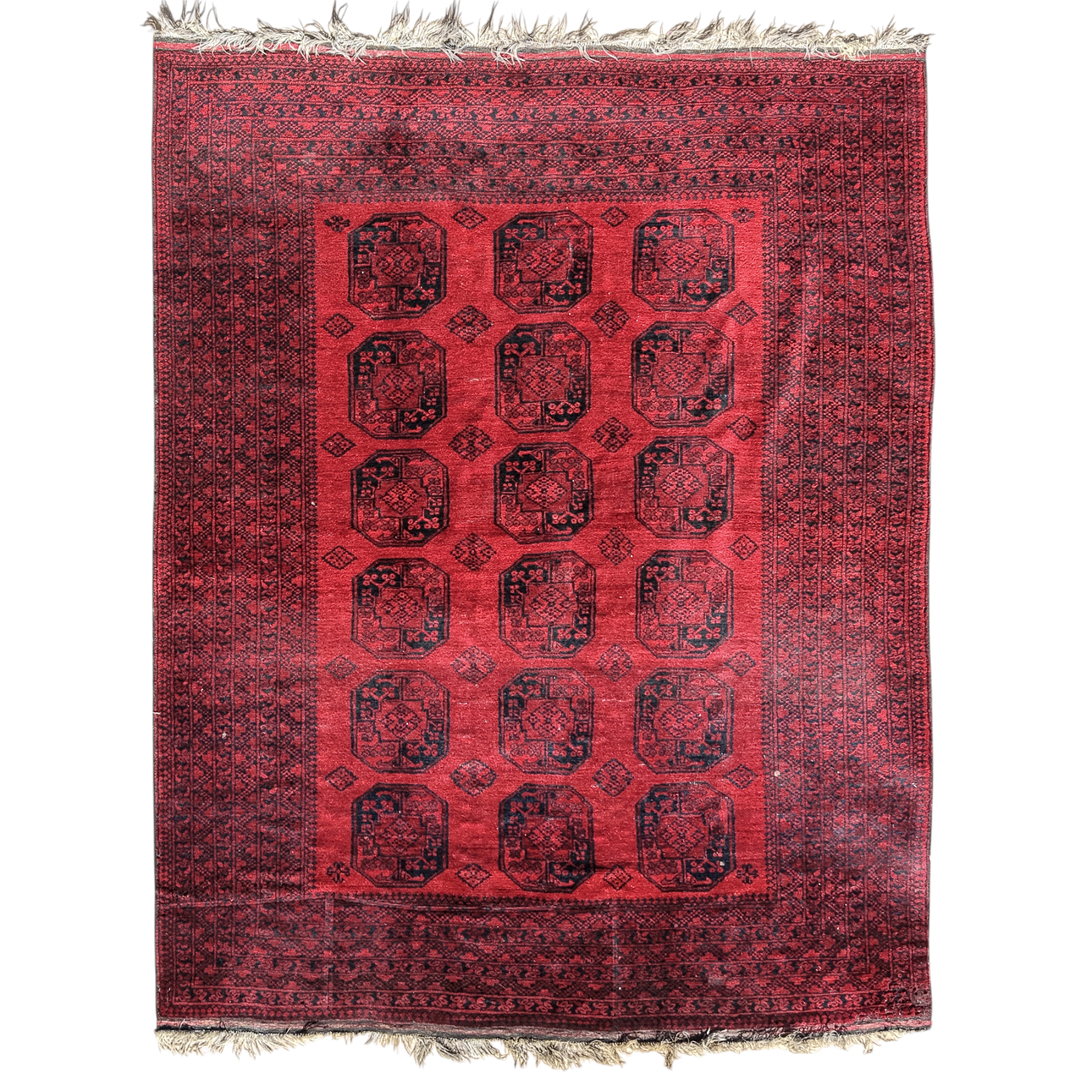 CARPET, Oriental, Afghan, hand-knotted.