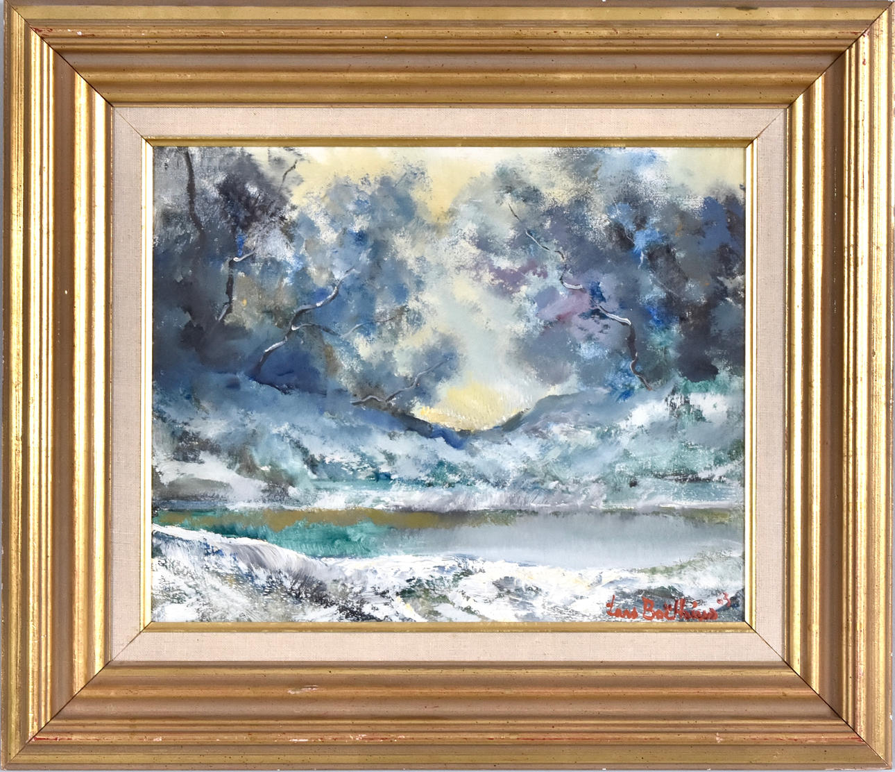 LARS BOËTHIUS. Oil on panel.