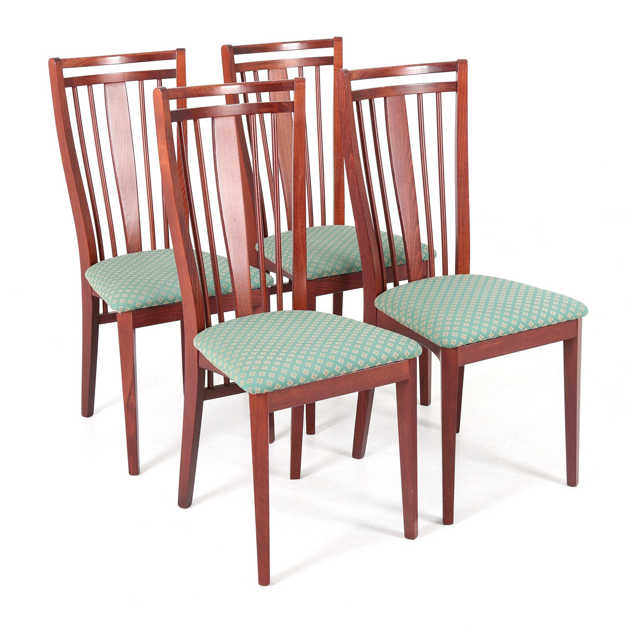 STOLAR, 4 st, betsat trä, IMS, Italien.