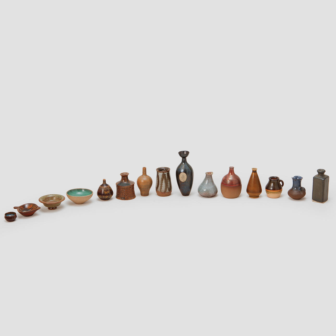 15 STENTØJSMINIATURER, herunder Conny Walther.