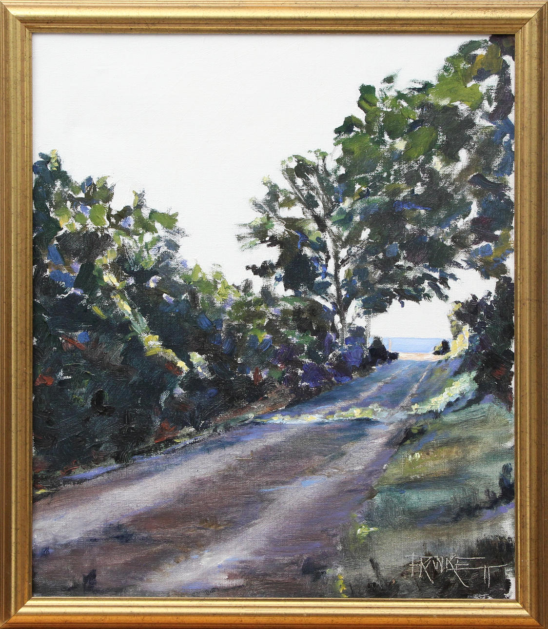 LARS FRANKE. OIL, on canvas, signed.