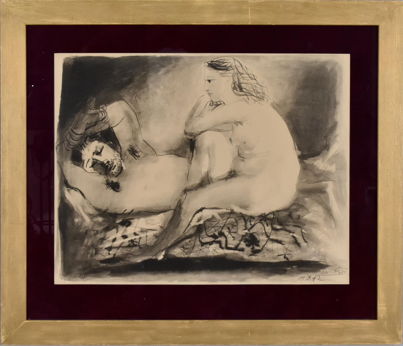 AFTER PABLO PICASSO. Pochoir.