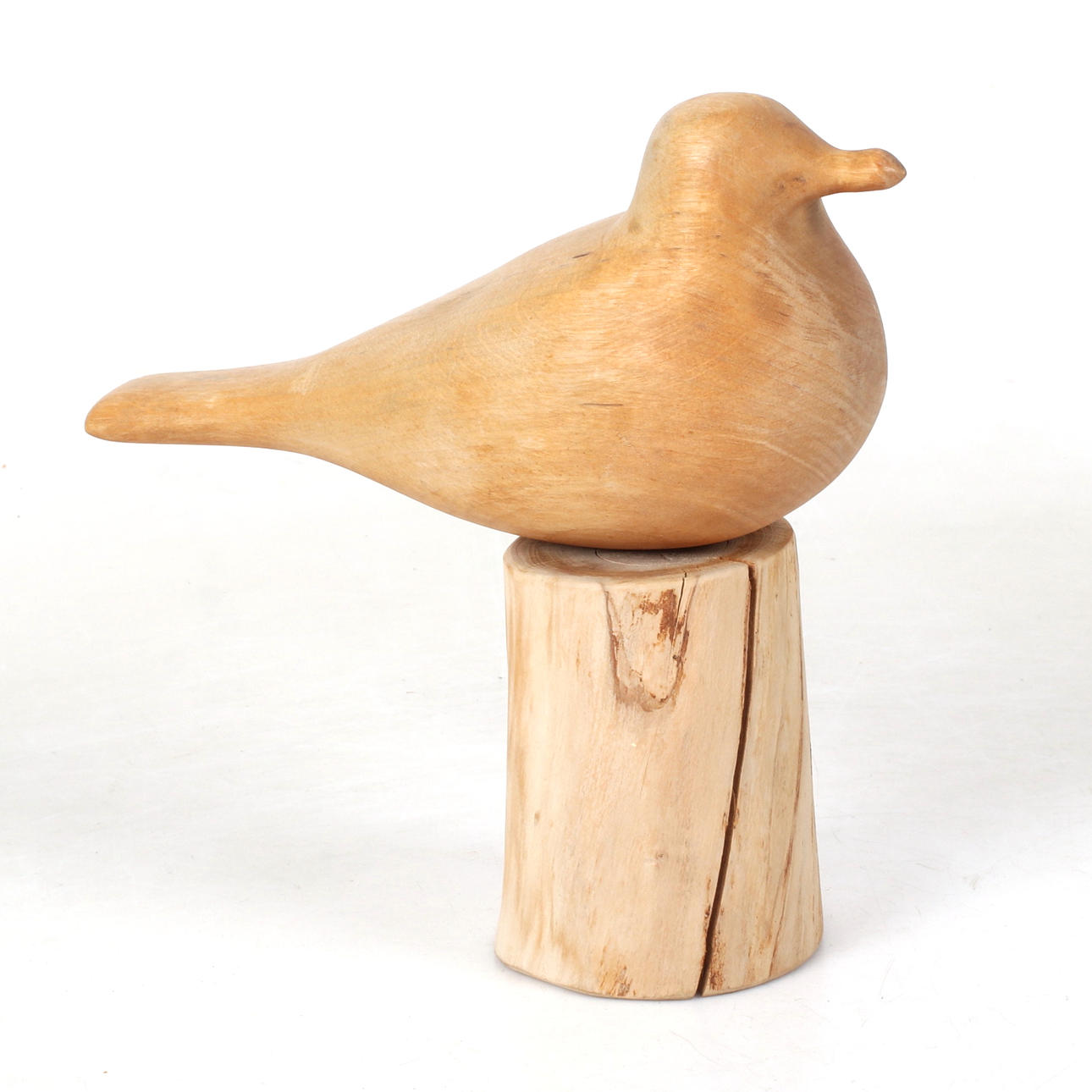 GERD LÖVGREN. Sculpture, bird, wood, signed.