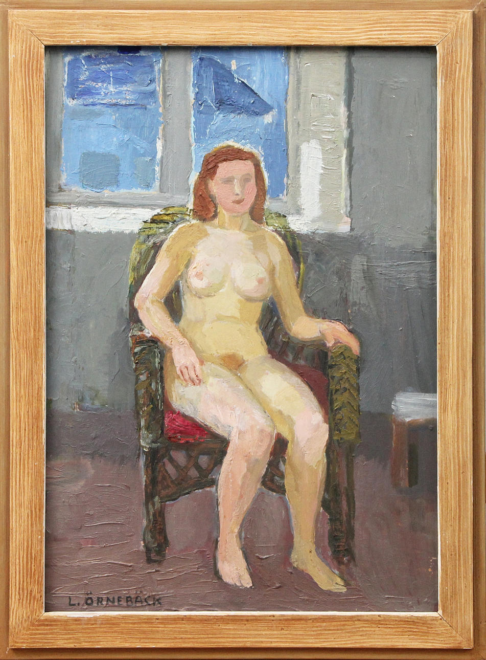 LENNART ÖRNEBÄCK. OIL, on panel, signed.
