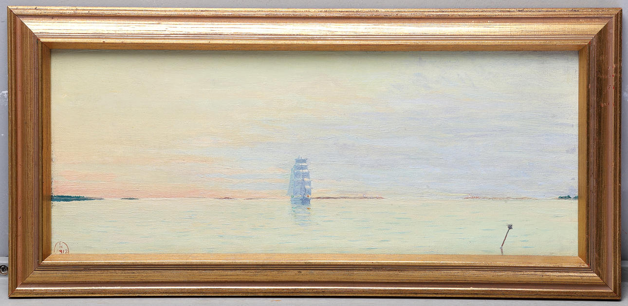 ISIDOR CEIBON. Oil on canvas, signed.