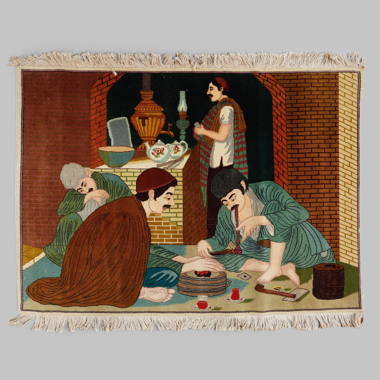 A CARPET, Tabriz, 82 x 115 cm.