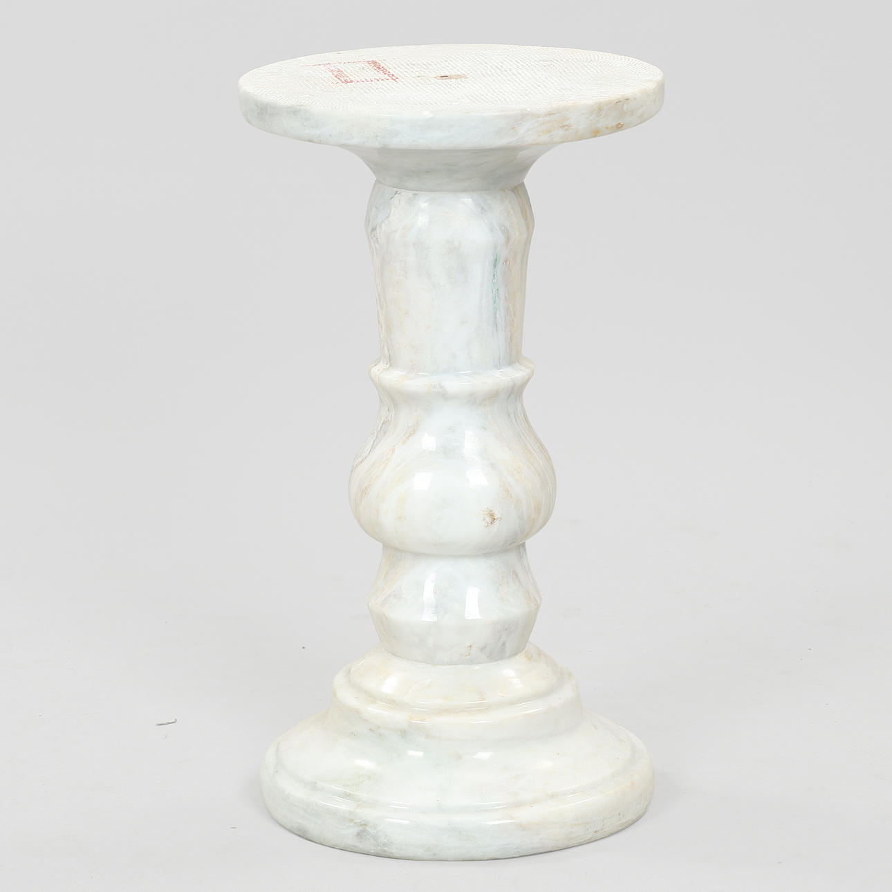 White marble pedestal, 1900s.