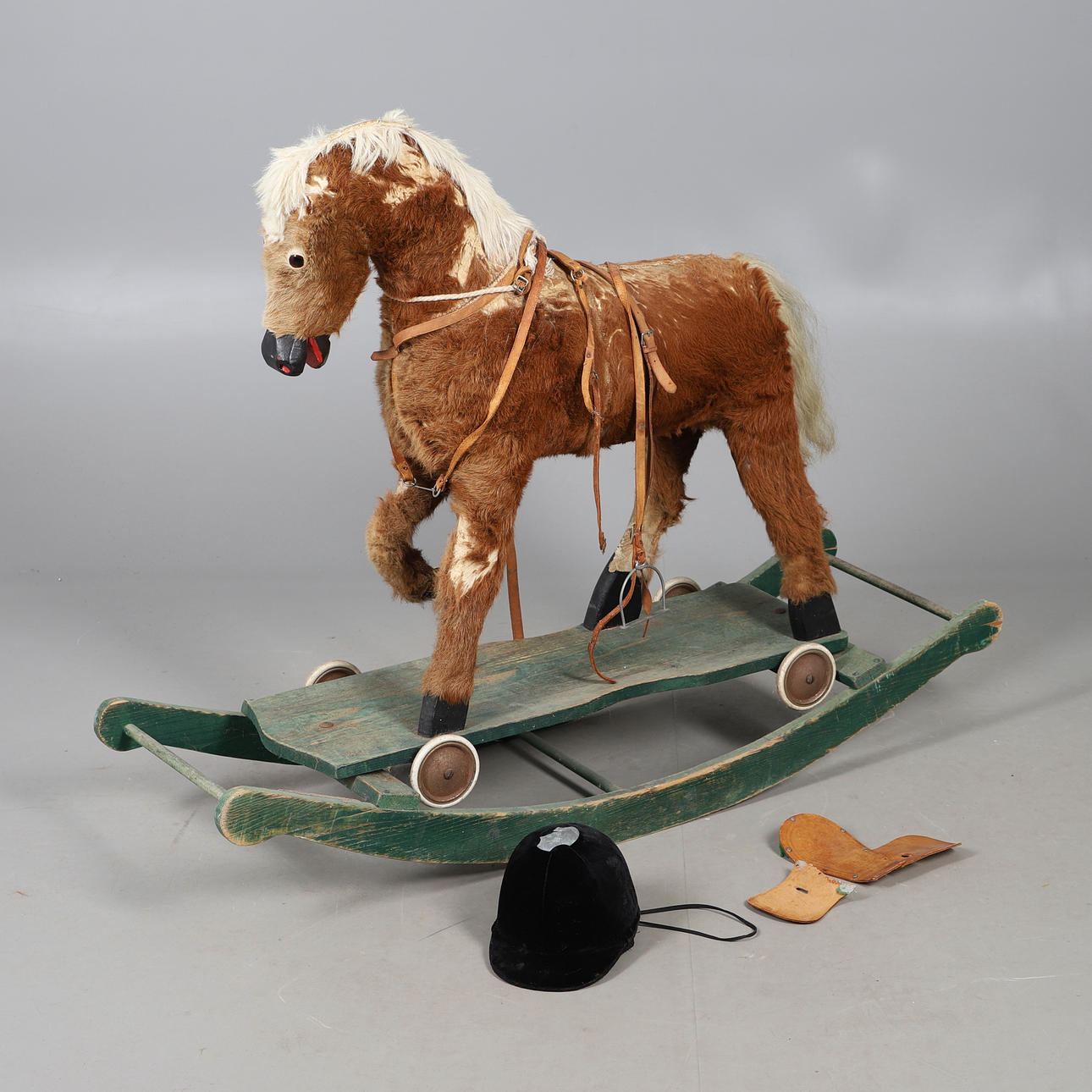 VINTAGE ROCKING HORSE.