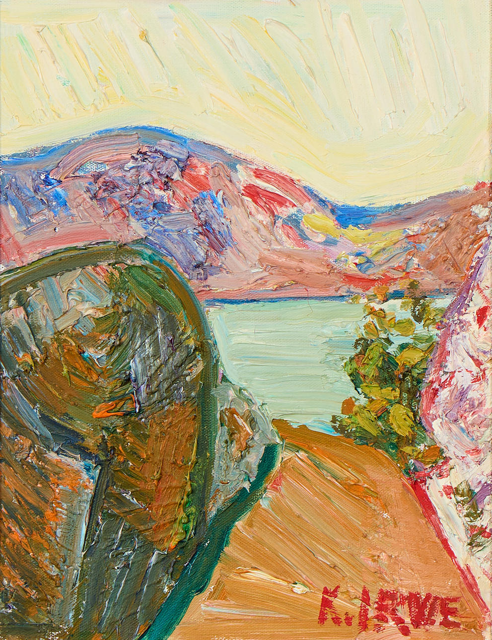 KNUT IRWE. Coastal landscape.