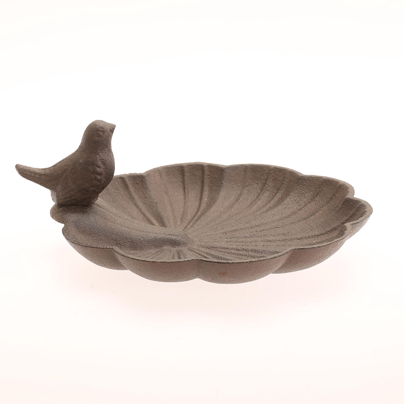 BIRDBATH, cast iron, contemporary.