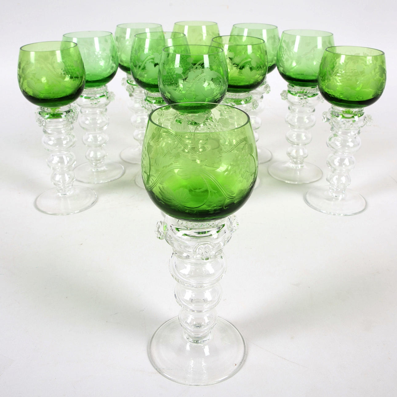 REMMARE, grönfärgad kupa, 1900-tal.