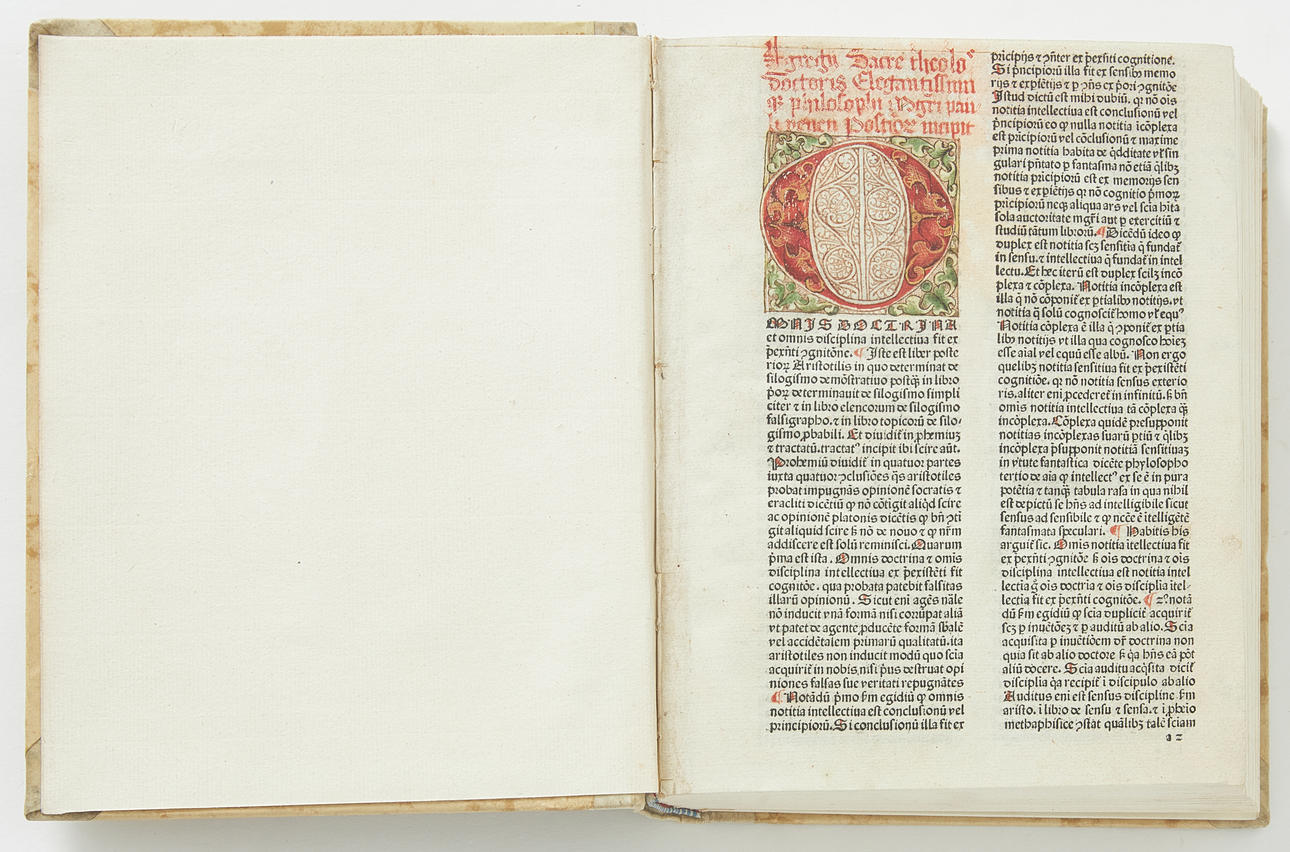PAULUS VENETUS: OMNIS DOCTRINA, VENICE 1477. Books, Maps & Manuscripts ...