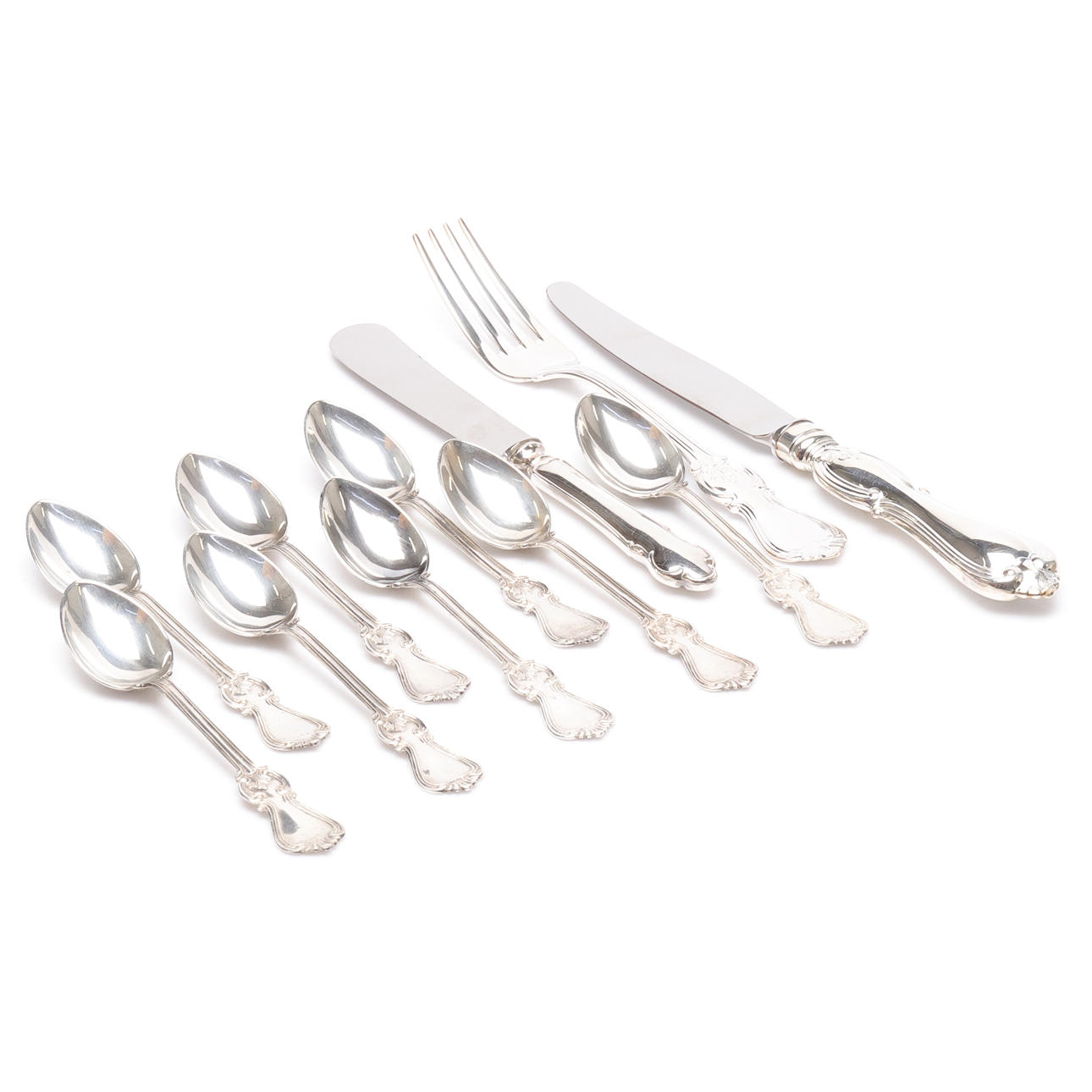 CUTLERY, silver, total weight approx. 279 grams.