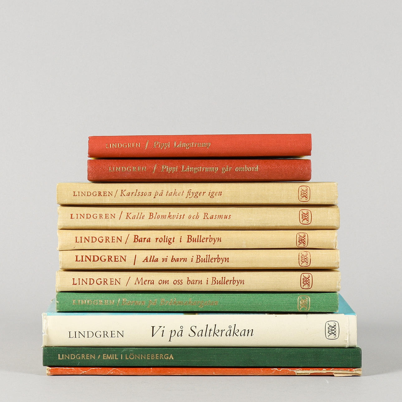 Books Astrid Lindgren, 11 pieces.