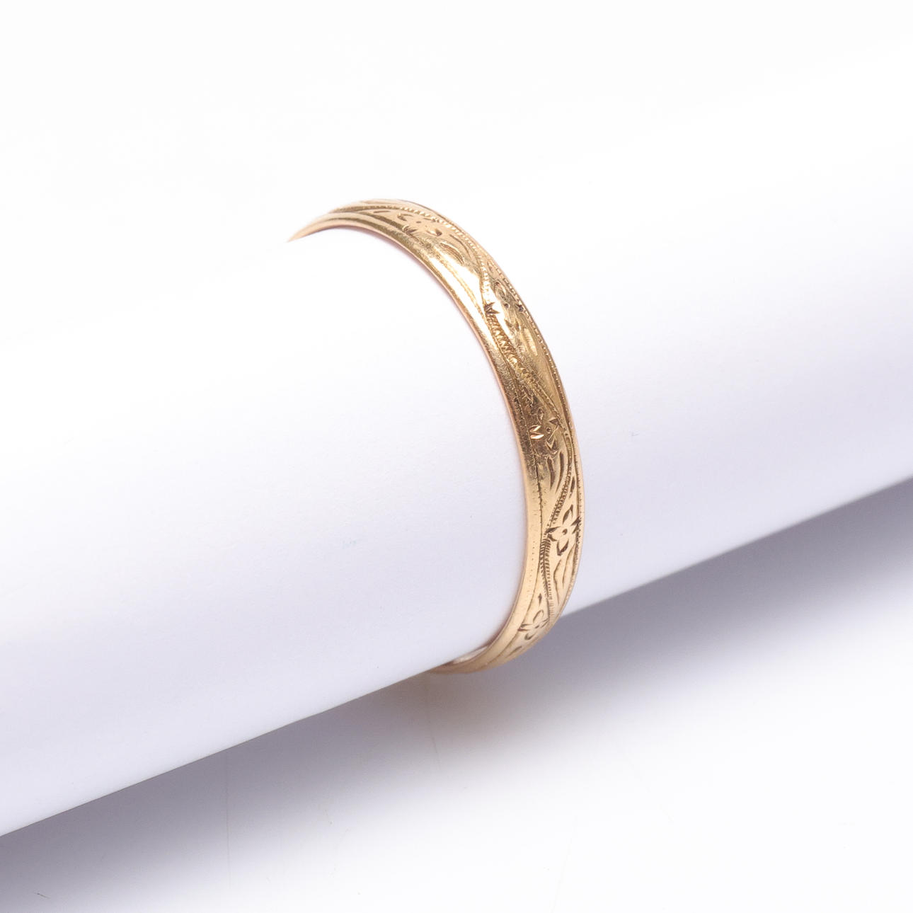 RING, 18K guld, 1877, vikt ca 1.7gram.