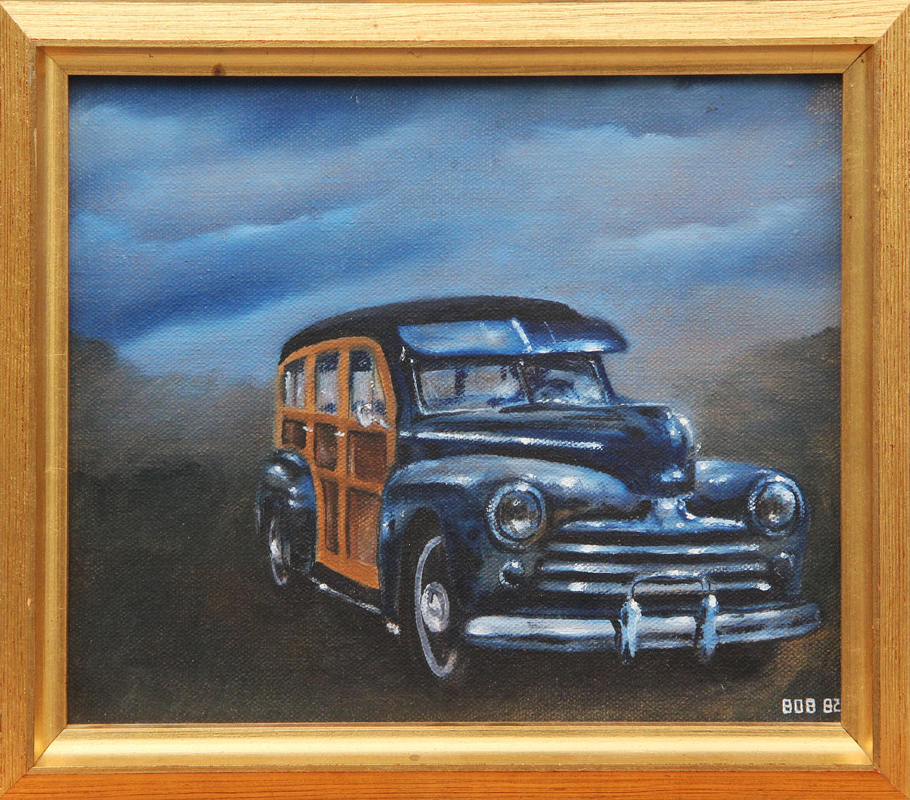 BOB MATSON. OIL, on canvas, signed, 1982.