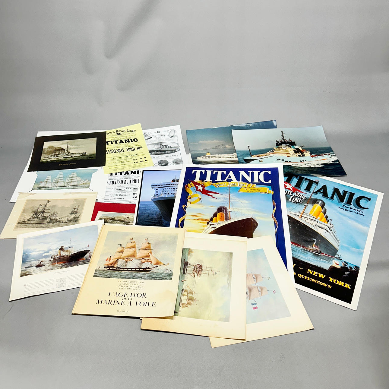 MIXED MARITIME POSTERS ETC.