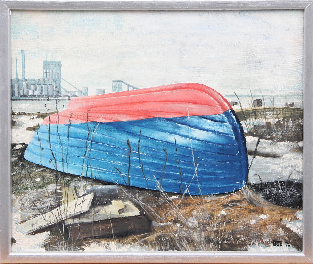 BOB MATSON. OIL on canvas, signed, 1976.