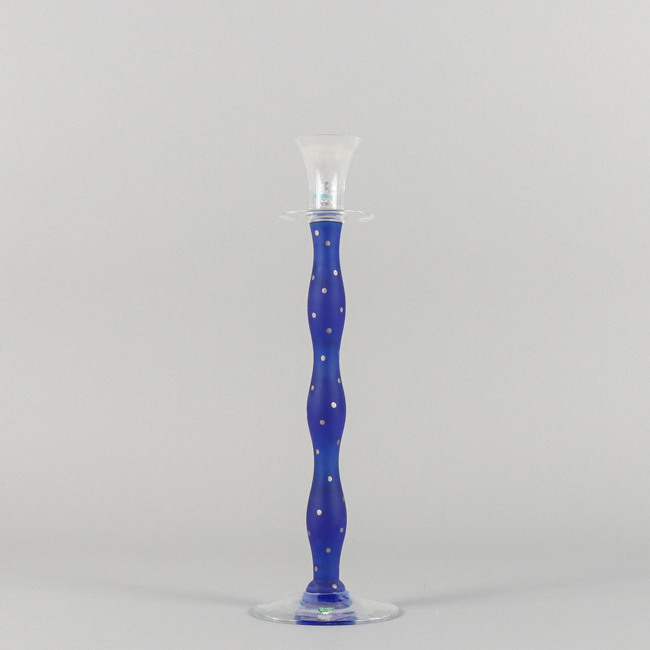 ANNE NILSSON. Candlestick, Orrefors Celeste.