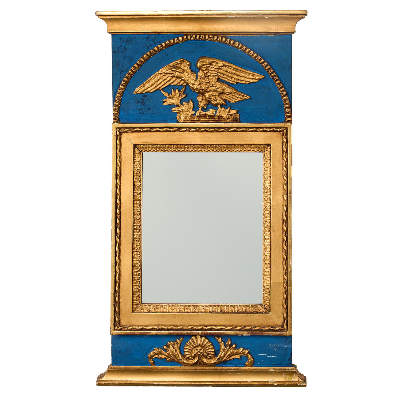 A mid 19th century empire mirror.