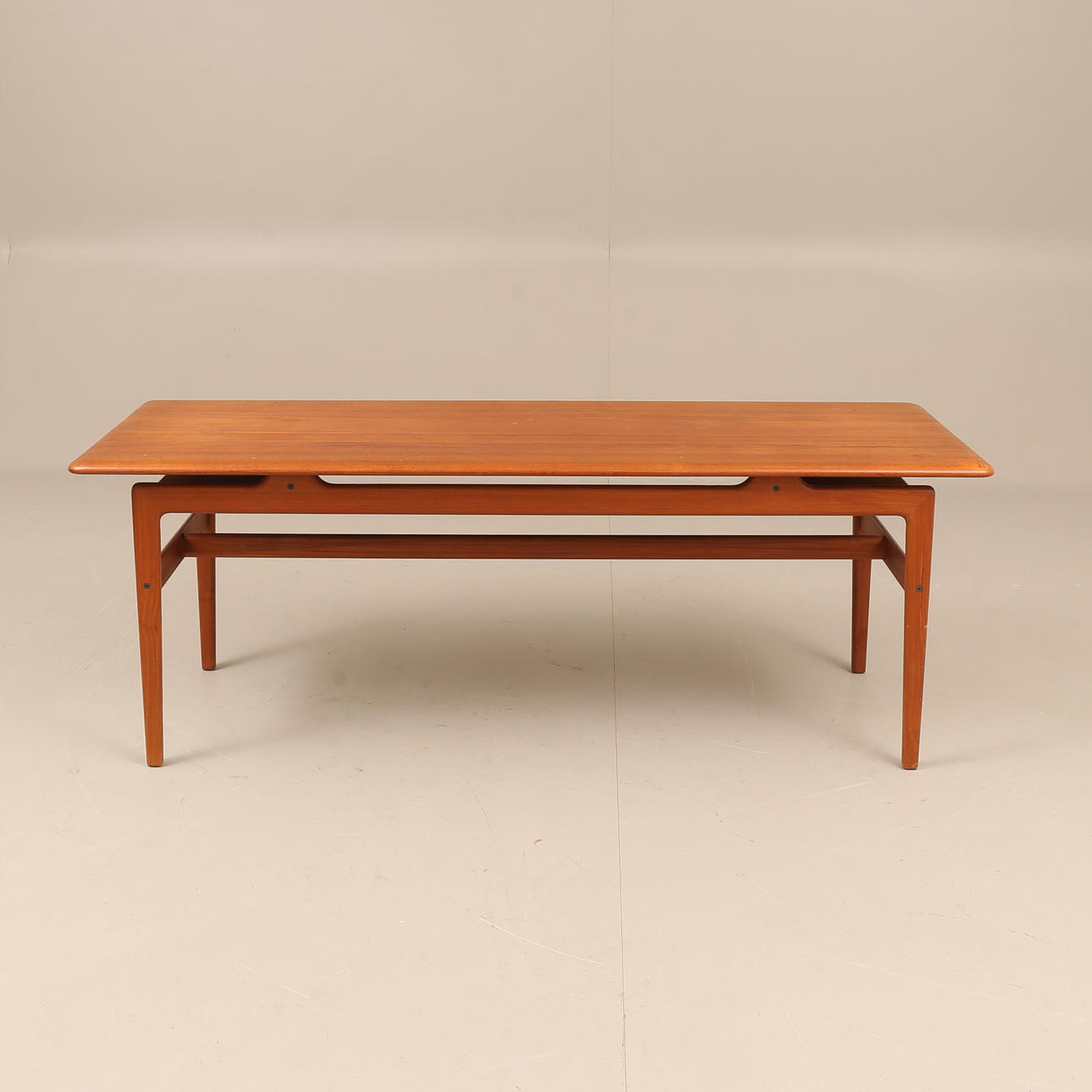 A teak coffee table, Denmark, 1960s.