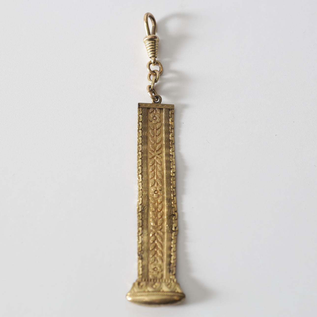 A gold double chÂTELAINE, 20th century.