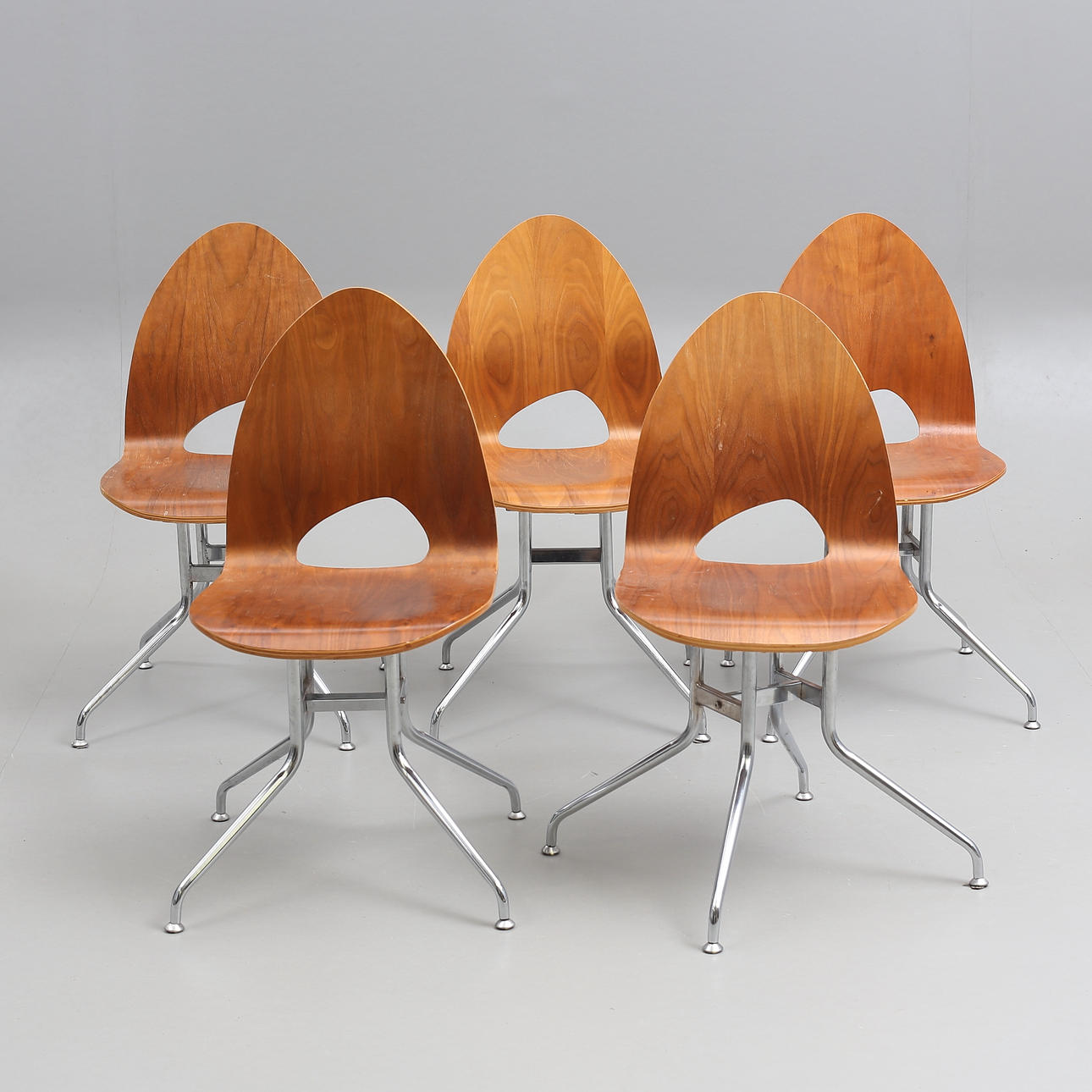 THOMAS EKLUNDH. Snurrstolar, 5 st, "Pluto", 2000-tal.