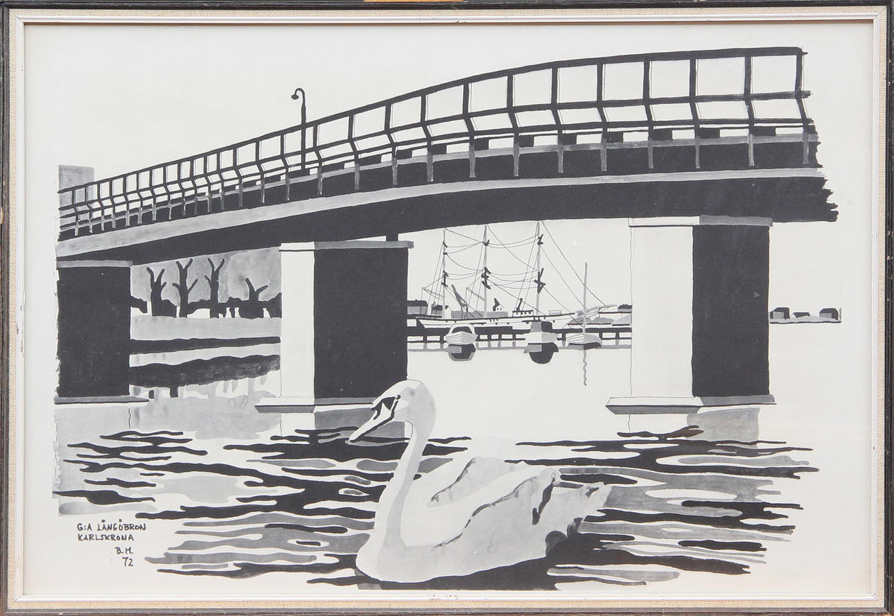 OIDENTIFIERAD KONSTNÄR. PRINT, Karlskrona.