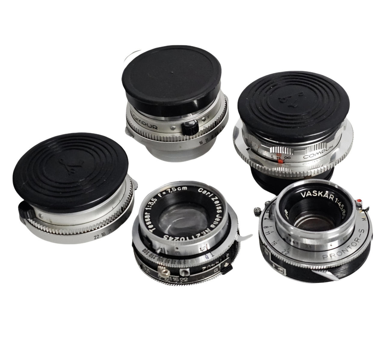 Voigtländer. Five objectives.